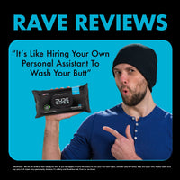 DUDE Wipes Unscented XL Flushable Wipes, 6 Flip-Top Packs, 48 Wipes per Pack, 288 Total Wipes EasyOptionXY LLC