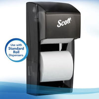 Scott Essential Standard Roll Bathroom Tissue, Septic Safe, 2-ply, White, 550 Sheets/roll, 80/carton EasyOptionXY LLC