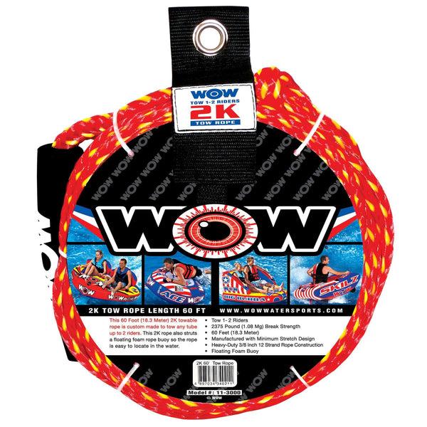 WOW Sports 2K 60' Tow Rope (11-3000) Jupiter Gear