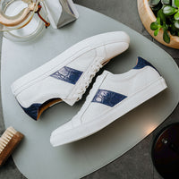 Zelli Italia 61-101-NVY OLYMPIAS Italian Calfskin and Crocodile Stripe, Navy