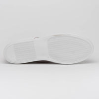 Zelli Italia 61-101-RED OLYMPIAS Italian Calfskin and Crocodile Stripe, Red