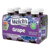 Welch's Grape Juice Drink, 10 fl oz On-the-Go Bottle (Pack of 6) EasyOptionXY LLC