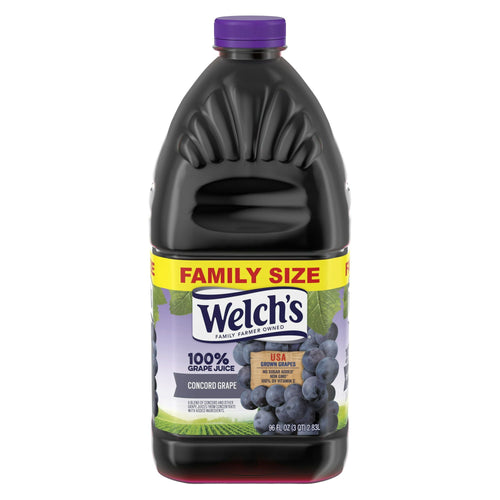 Welch's 100% Grape Juice, Concord Grape, 96 fl oz Bottle EasyOptionXY LLC