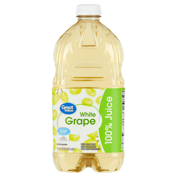 Great Value 100% White Grape Juice, 64 fl oz EasyOptionXY LLC