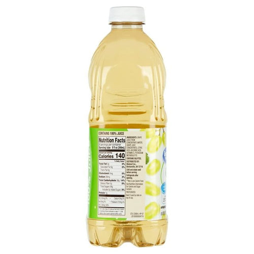 Great Value 100% White Grape Juice, 64 fl oz EasyOptionXY LLC