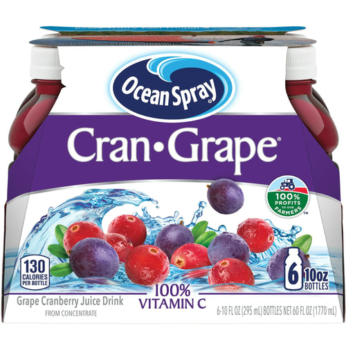 Ocean Spray Cran- Grape Juice Drink 10 fl oz, 6 Count EasyOptionXY LLC
