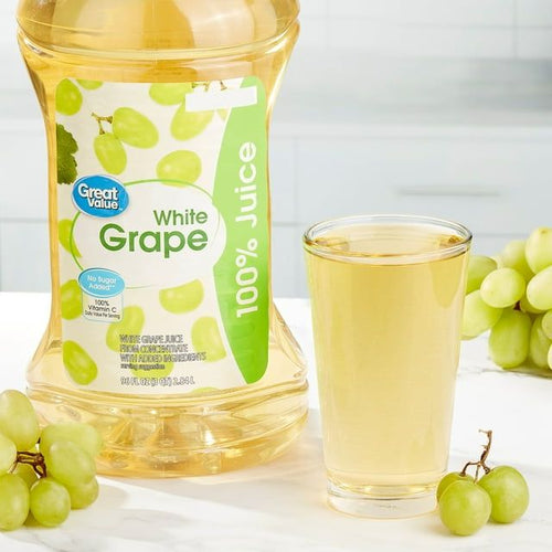 Great Value White 100% Grape Juice, 96 fl oz EasyOptionXY LLC