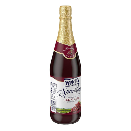Welch's Non-Alcoholic Sparkling Juice Cocktail, Red Grape, 25.4 fl oz Bottle EasyOptionXY LLC