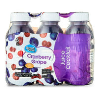 Great Value Cranberry/Grape Juice Cocktail 10 oz, 6 Pack EasyOptionXY LLC