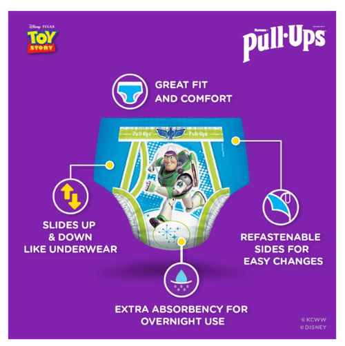 Pull-Ups Boys' Night-Time Training Pants; 3T-4T; 44 Ct EasyOptionXY LLC