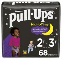 Pull-Ups Girls' Night-Time Training Pants Size 2T-3T; 68 Count EasyOptionXY LLC