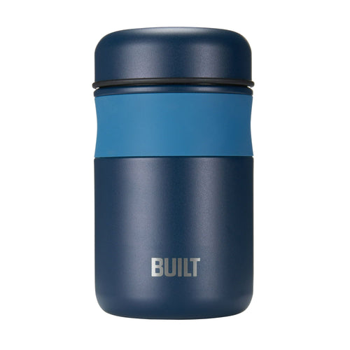 Built 16-Ounce Stainless Steel Double Wall Vacuum Insulated Food Jar in Blue EasyOptionXY LLC