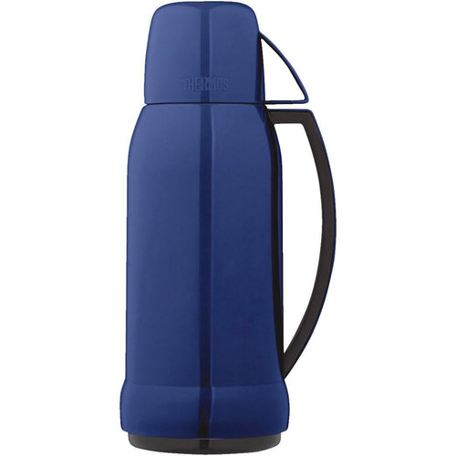 Thermos 17 oz. Arc Series Glass Beverage Bottle - Blue EasyOptionXY LLC