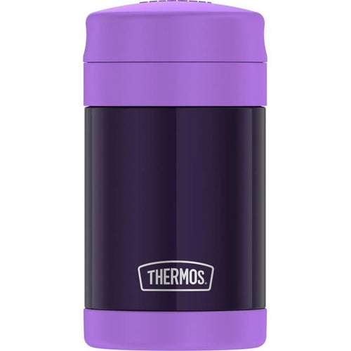 Thermos Vacuum Insulated Food Jar with Folding Spoon, Purple, 16 Ounce EasyOptionXY LLC
