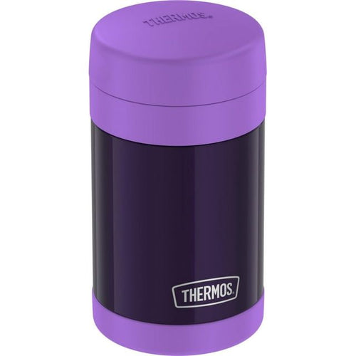 Thermos Vacuum Insulated Food Jar with Folding Spoon, Purple, 16 Ounce EasyOptionXY LLC