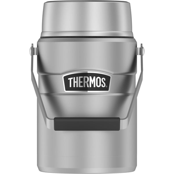 Thermos Stainless King Food Jar, Matte Steel, 47 Ounce EasyOptionXY LLC