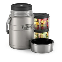 Thermos Stainless King Food Jar, Matte Steel, 47 Ounce EasyOptionXY LLC