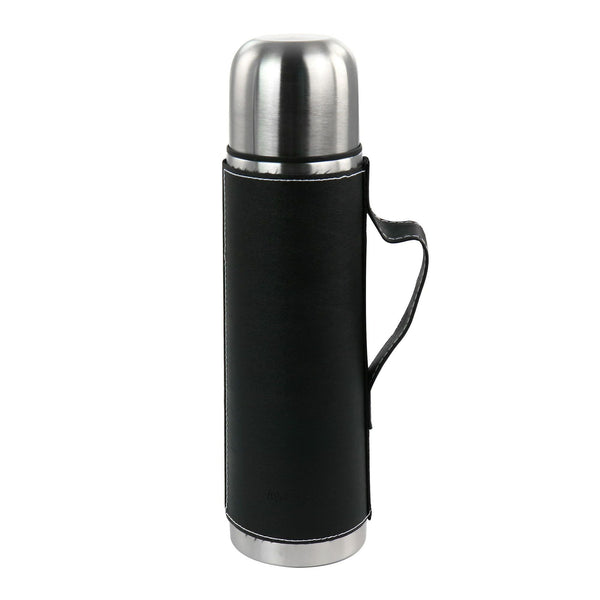 Mr. Coffee 23 fluid ounces Stainless Steel Thermal Travel Bottle Thermos in Leatherette EasyOptionXY LLC