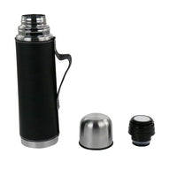 Mr. Coffee 23 fluid ounces Stainless Steel Thermal Travel Bottle Thermos in Leatherette EasyOptionXY LLC