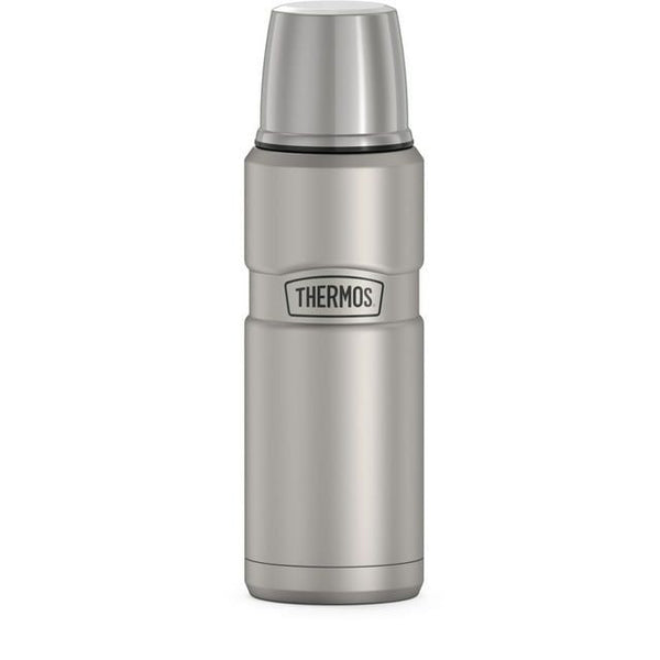 Thermos Stainless King Vacuum Insulated Stainless Steel Beverage Bottle, 16oz, Matte Stainless Steel EasyOptionXY LLC