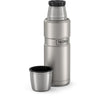 Thermos Stainless King Vacuum Insulated Stainless Steel Beverage Bottle, 16oz, Matte Stainless Steel EasyOptionXY LLC
