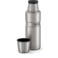 Thermos Stainless King Vacuum Insulated Stainless Steel Beverage Bottle, 16oz, Matte Stainless Steel EasyOptionXY LLC
