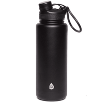 TAL Stainless Steel Ranger Water Bottle 40 fl oz, Black EasyOptionXY LLC