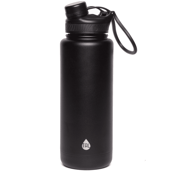 TAL Stainless Steel Ranger Water Bottle 40 fl oz, Black EasyOptionXY LLC