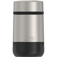 Thermos Stainless Steel Food Jar with folding Spoon, Matte Steel, 18 Ounce EasyOptionXY LLC