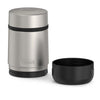 Thermos Stainless Steel Food Jar with folding Spoon, Matte Steel, 18 Ounce EasyOptionXY LLC