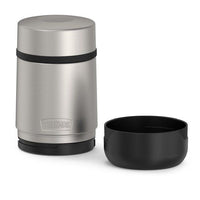 Thermos Stainless Steel Food Jar with folding Spoon, Matte Steel, 18 Ounce EasyOptionXY LLC