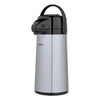 Thermos Glass Vacuum Insulated Pump Pot, 2 quart, Metallic Gray EasyOptionXY LLC