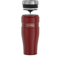 Thermos Stainless King Vacuum Insulated Stainless Steel Tumbler, 16oz, Matte Rustic Red EasyOptionXY LLC