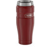 Thermos Stainless King Vacuum Insulated Stainless Steel Tumbler, 16oz, Matte Rustic Red EasyOptionXY LLC