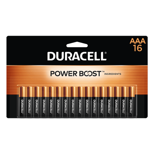 Duracell Coppertop AAA Battery with POWER BOOST?, 16 Pack Long-Lasting Batteries EasyOptionXY LLC