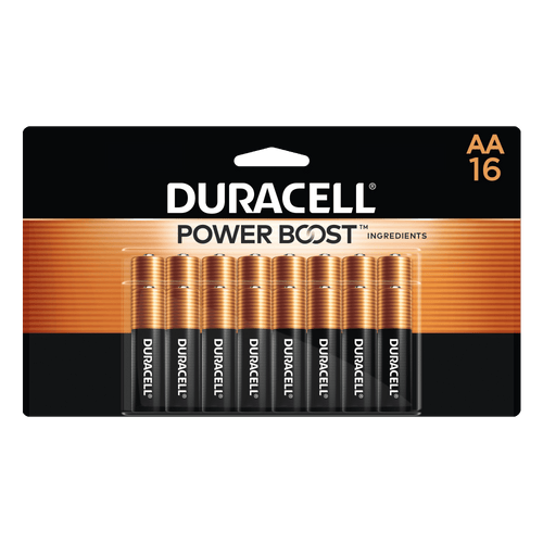 Duracell Coppertop AA Battery with POWER BOOST?, 16 Pack Long-Lasting Batteries EasyOptionXY LLC