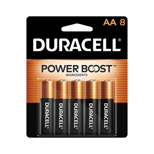 Duracell Coppertop AA Battery with POWER BOOST?, 8 Pack Long-Lasting Batteries EasyOptionXY LLC