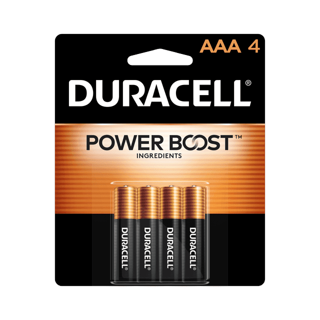 Duracell CopperTop Alkaline Batteries, AAA, 4/PK EasyOptionXY LLC