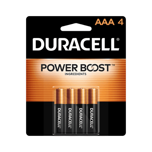 Duracell CopperTop Alkaline Batteries, AAA, 4/PK EasyOptionXY LLC