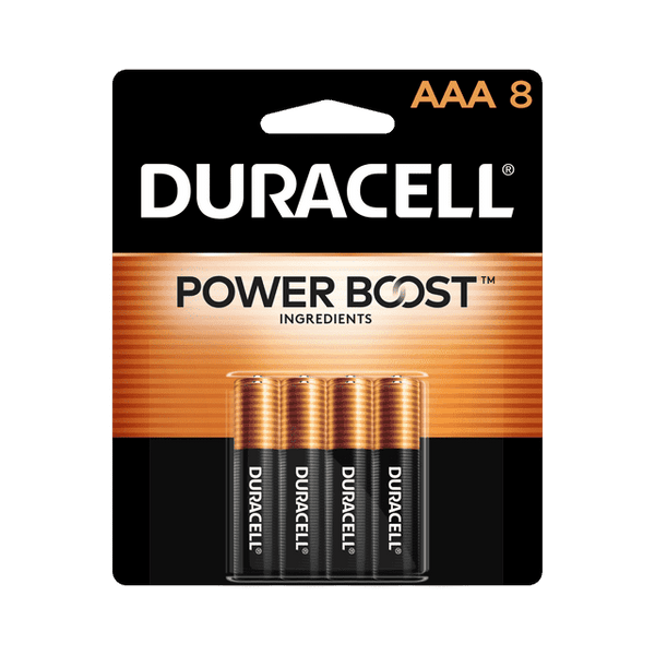 Duracell Coppertop AAA Battery with POWER BOOST?, 8 Pack Long-Lasting Batteries EasyOptionXY LLC