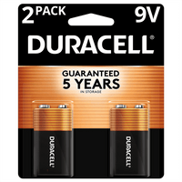 Duracell Coppertop 9V Battery, Long Lasting 9V Batteries, 2 Pack EasyOptionXY LLC