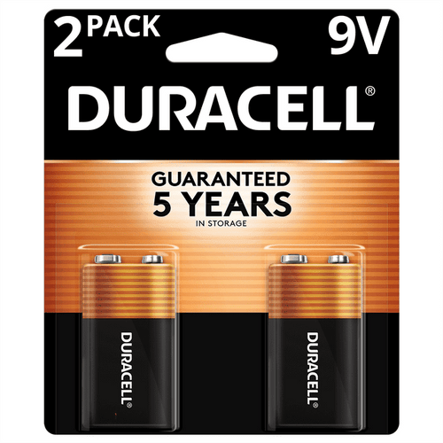 Duracell Coppertop 9V Battery, Long Lasting 9V Batteries, 2 Pack EasyOptionXY LLC