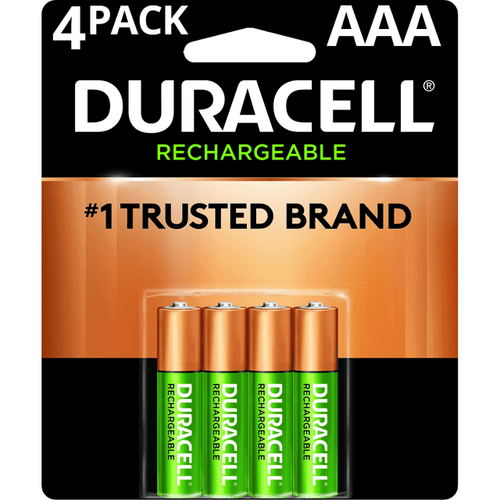 Duracell Rechargeable AAA Batteries, Pre-Charged 1.5V Triple A Battery, 4 Pack EasyOptionXY LLC