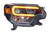 Morimoto Toyota Tacoma (12-15) XB Hybrid LED Headlights  - Amber DRL OffRoadUSA.com