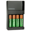 Duracell ION SPEED 1000 Rechargeable Battery Charger, Includes 4 AA NiMH Batteries EasyOptionXY LLC