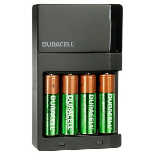 Duracell ION SPEED 1000 Rechargeable Battery Charger, Includes 4 AA NiMH Batteries EasyOptionXY LLC