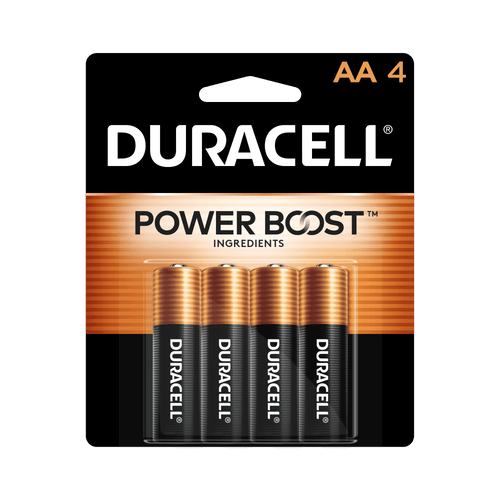 Duracell Coppertop AA Battery with POWER BOOST?, 4 Pack Long-Lasting Batteries EasyOptionXY LLC