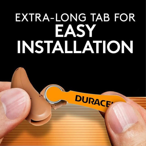Duracell Hearing Aid Batteries with Easy-Fit Tab, Size 13, 8 Pack EasyOptionXY LLC