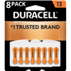 Duracell Hearing Aid Batteries with Easy-Fit Tab, Size 13, 8 Pack EasyOptionXY LLC
