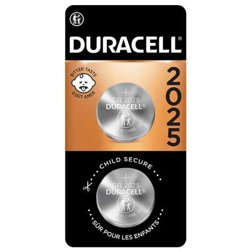 Duracell 2025 Lithium Coin Battery 3V, Bitter Coating Discourages Swallowing, 2 Pack EasyOptionXY LLC